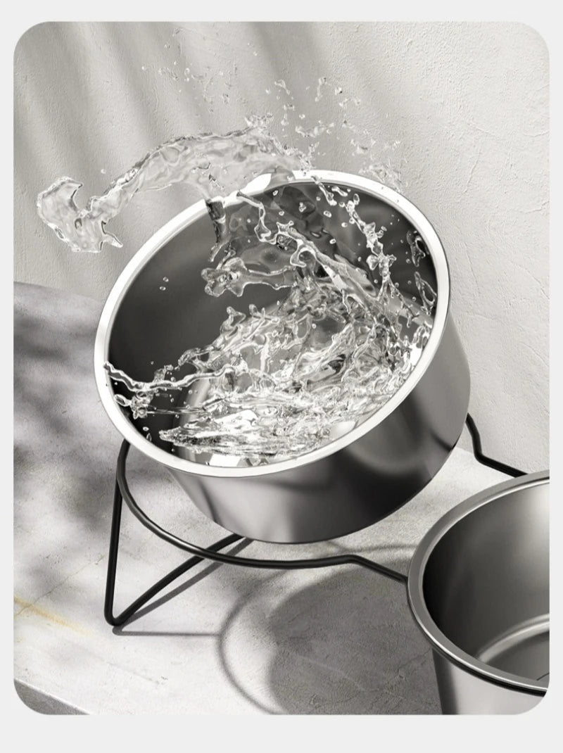 Pet Feeder Stainless Steel Large