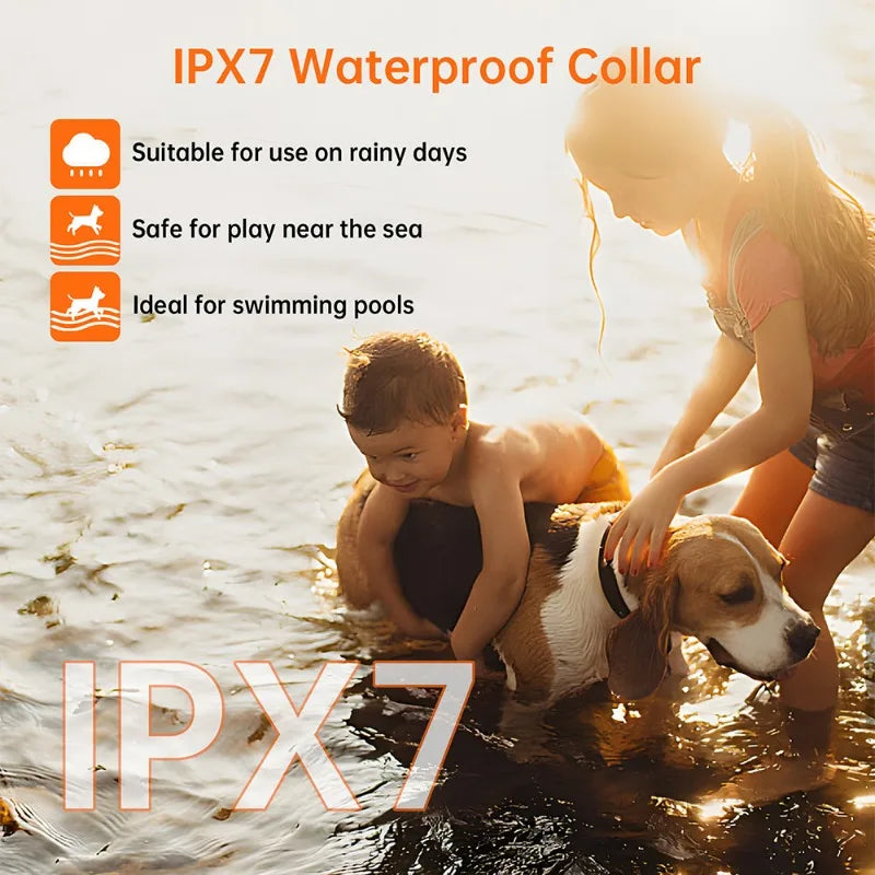 Pet GPS Collar Waterproof White