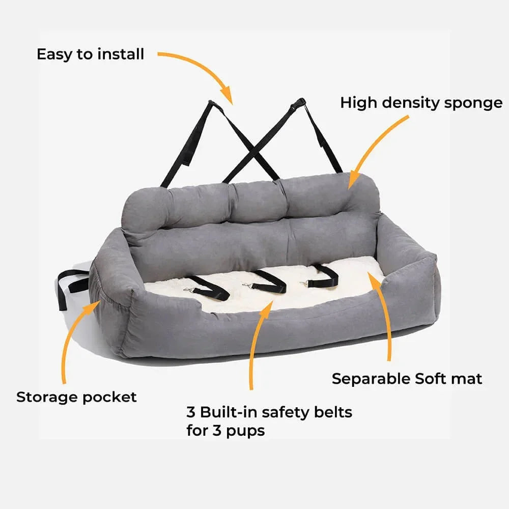 Pet Car Seat Waterproof Large