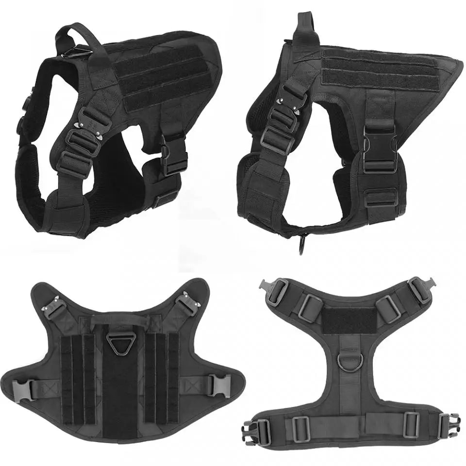 Pet Harness Black Medium