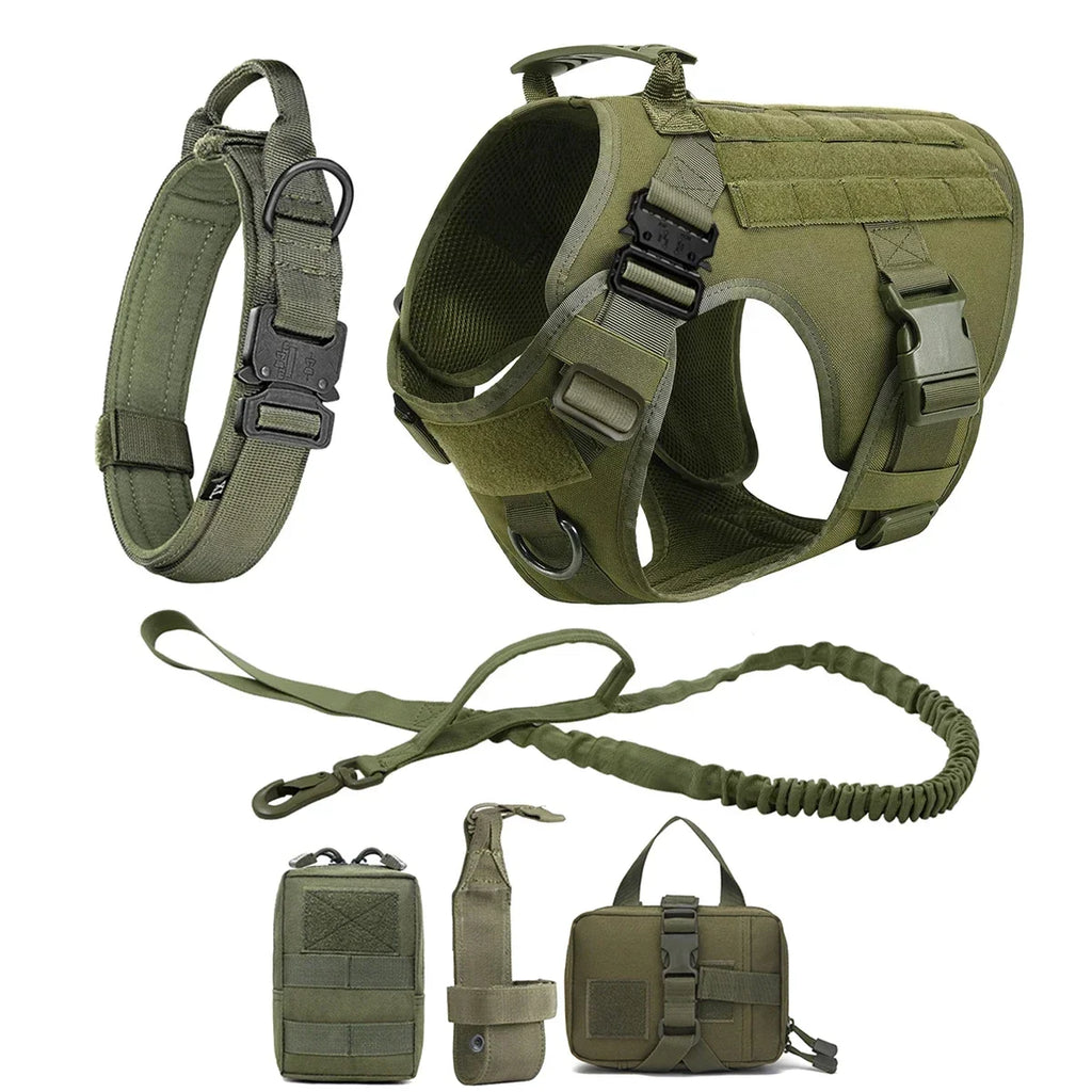 Pet Harness Green Medium