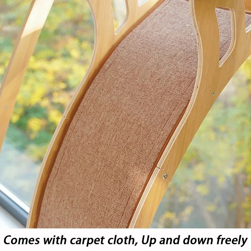 Pet Cat Tree Wooden 120cm