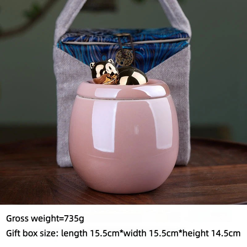 Pet Ceramic Urn Memorial Pink