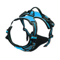 Pet Heavy Duty Dog Harness Reflective Front Clip Easy Control Handle - Blue