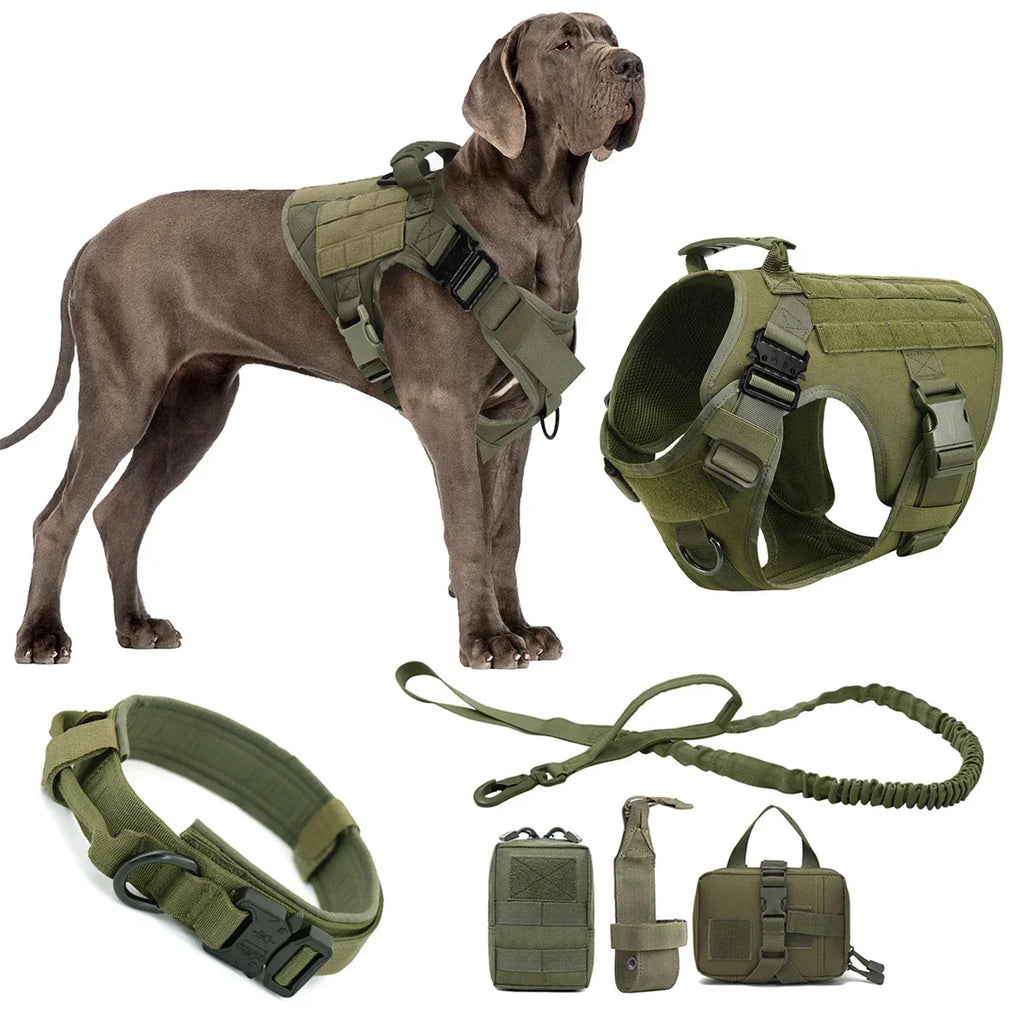 Pet Harness Green Medium