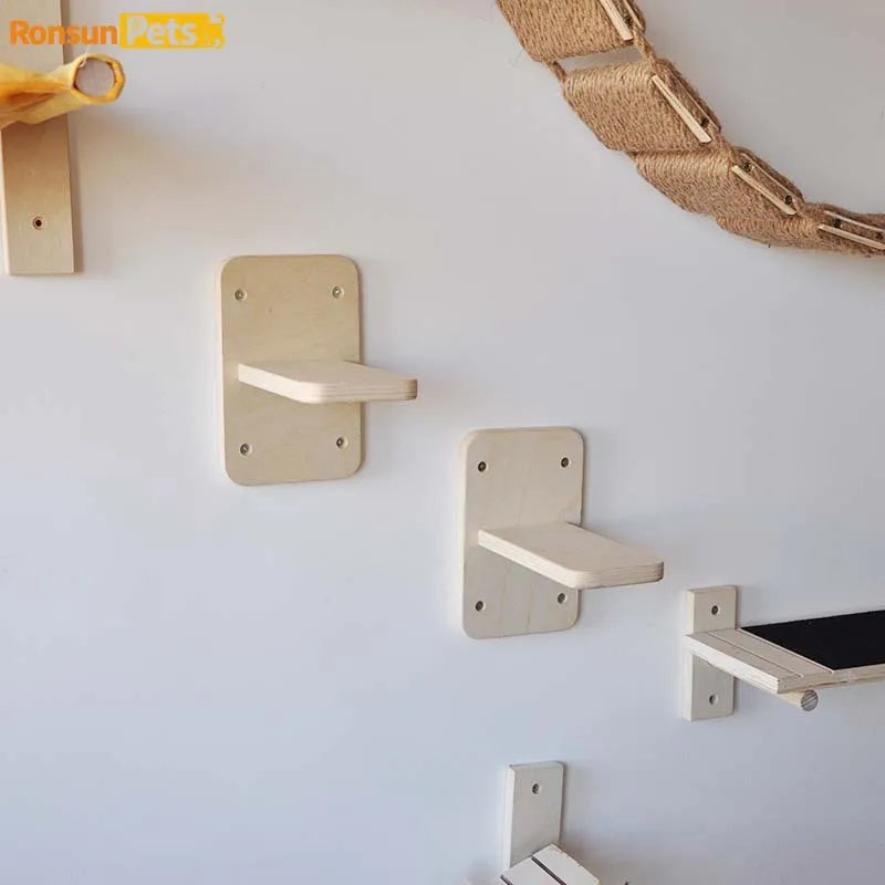 Pet Cat Shelf Wooden